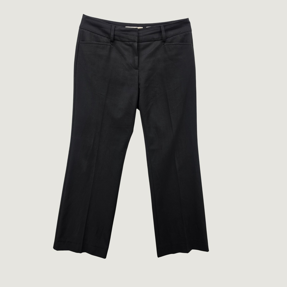 Michael Kors Gramercy Fit Black Dress Pants Trousers Womens 4 Regular Career
